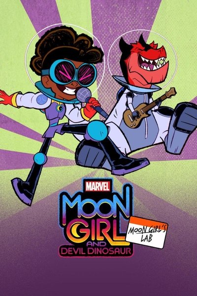 Póster de El laboratorio de Moon Girl