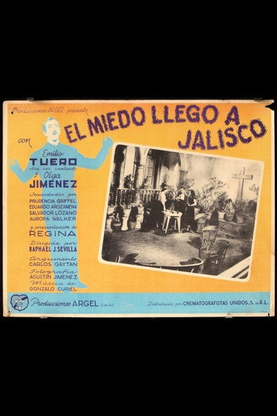 Póster de El miedo llegó a Jalisco