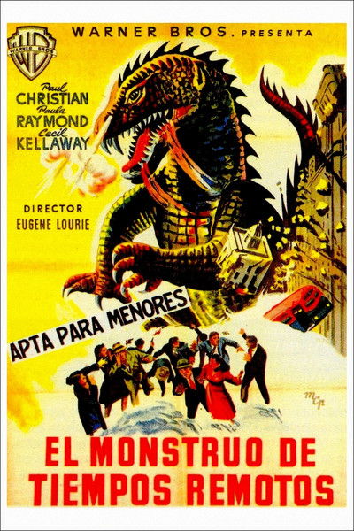 Póster de El monstruo de tiempos remotos