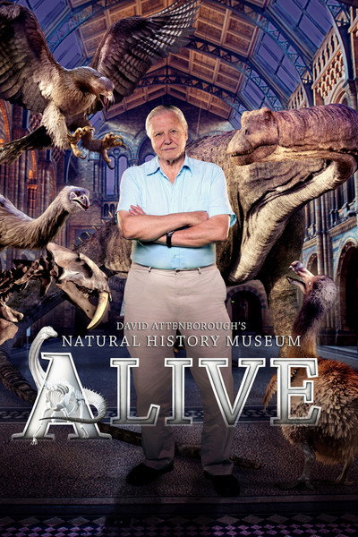 Póster de El museo de Historia Natural cobra vida con David Attenborough
