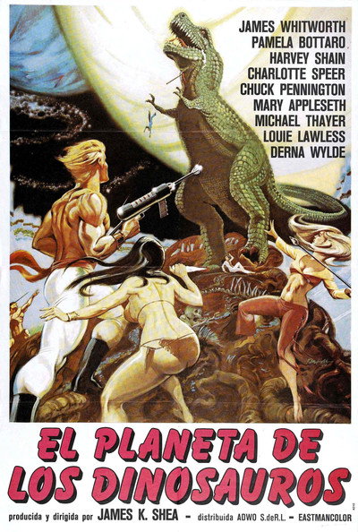 Póster de El planeta de los dinosaurios