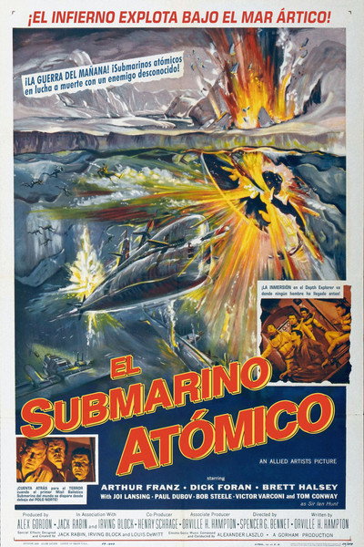 Póster de El submarino atómico
