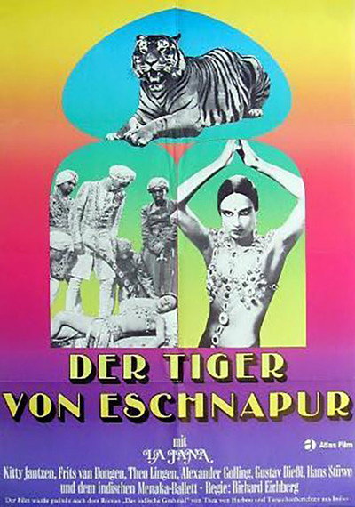 Póster de El tigre de Esnapur