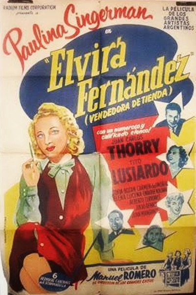Póster de Elvira Fernández, vendedora de tiendas