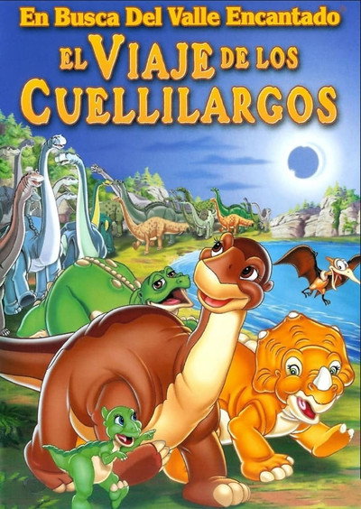 Póster de En busca del valle encantado X: El viaje de los Cuellilargos