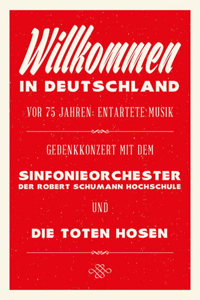 Póster de Entartete Musik Willkommen in Deutschland - ein Gedenkkonzert
