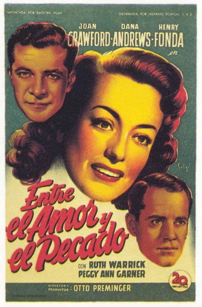 Póster de Entre el amor y el pecado