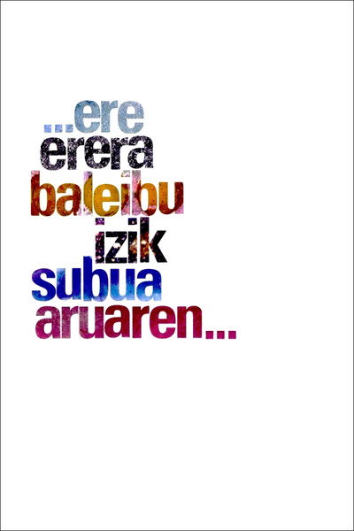Póster de ...ere erera baleibu izik subua aruaren...