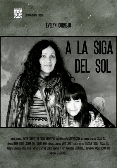 Póster de Evelyn Cornejo. A la siga del sol