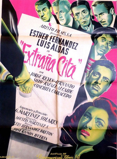 Póster de Extraña cita