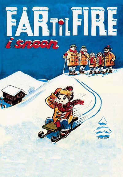 Póster de Far til fire i sneen