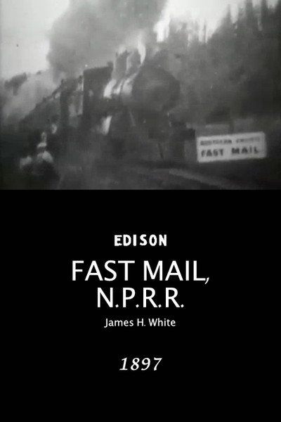 Póster de Fast Mail, Northern Pacific Railroad