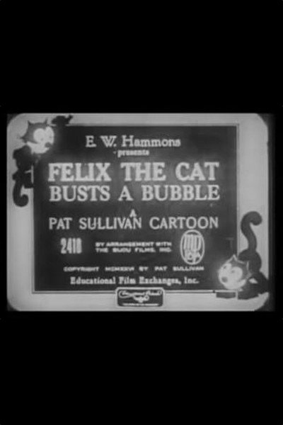 Póster de Felix the Cat Busts a Bubble