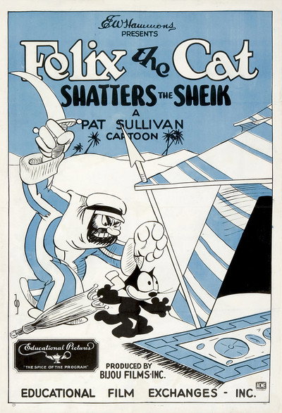 Póster de Felix the Cat Shatters the Sheik