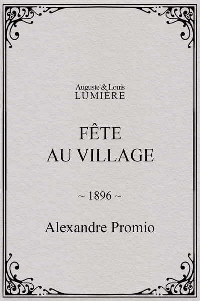 Póster de Fête au village