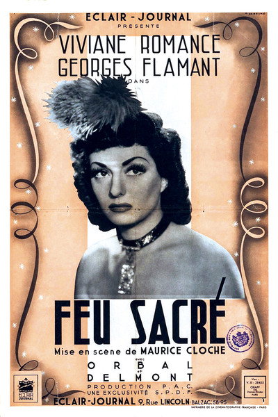 Póster de Feu sacré