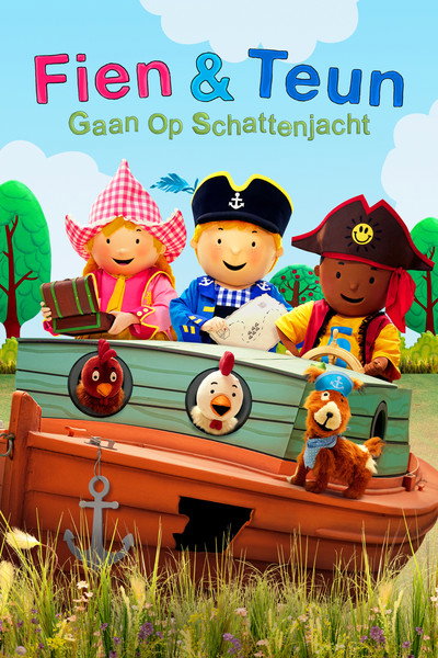 Póster de Fien en Teun gaan op schattenjacht