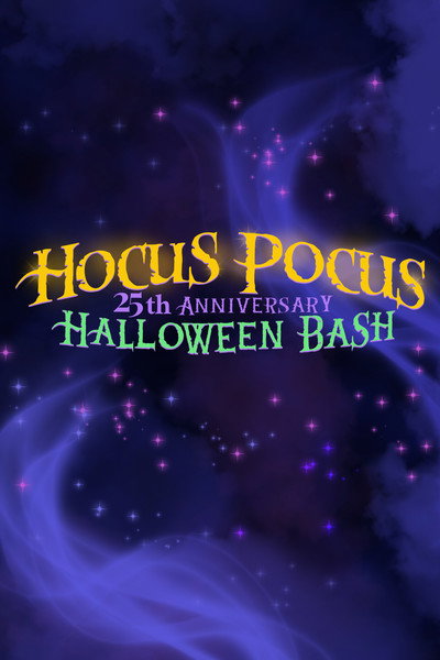 Póster de Fiesta de Halloween del 25º aniversario de El retorno de las brujas