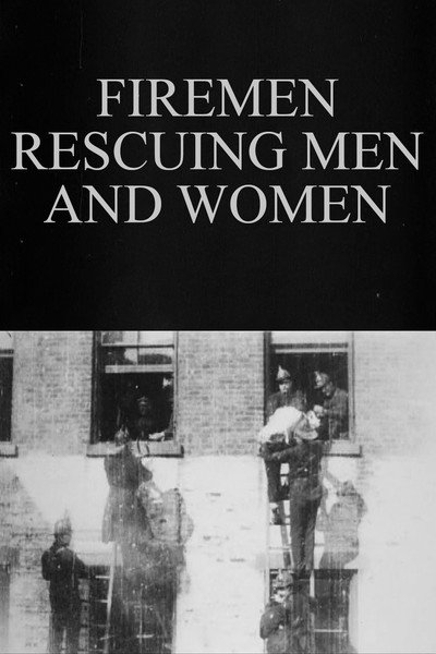 Póster de Fireman Rescuing Men and Women