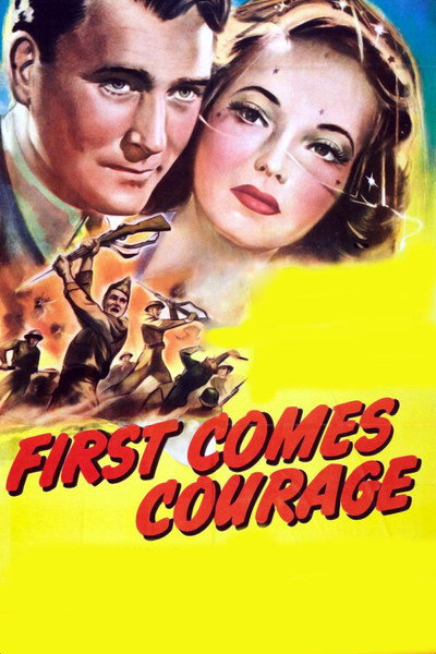Póster de First Comes Courage