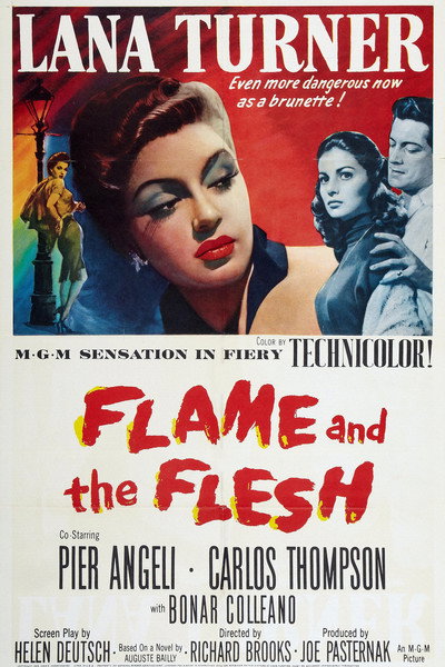 Póster de Flame and the Flesh