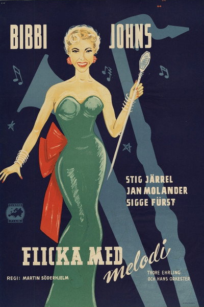 Póster de Flicka med melodi