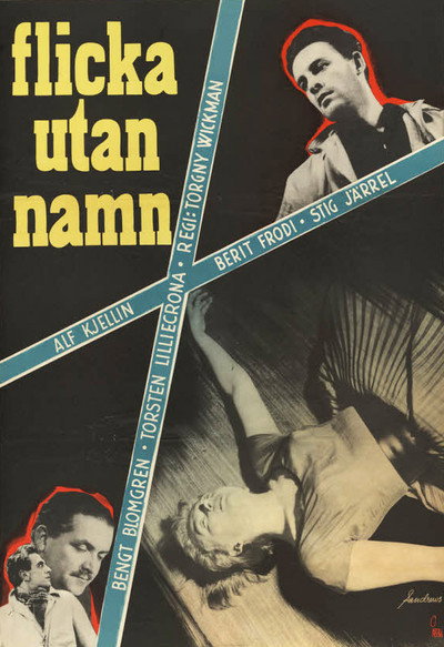 Póster de Flicka utan namn