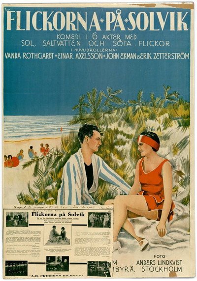 Póster de Flickorna på Solvik