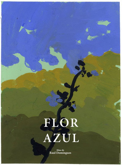 Póster de Flor Azul
