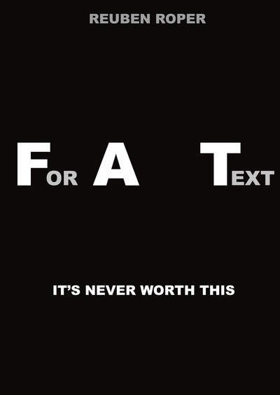 Póster de For a Text