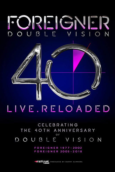 Póster de Foreigner Double Vision 40 Live.Reloaded