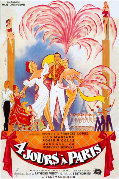 Póster de Four Days in Paris