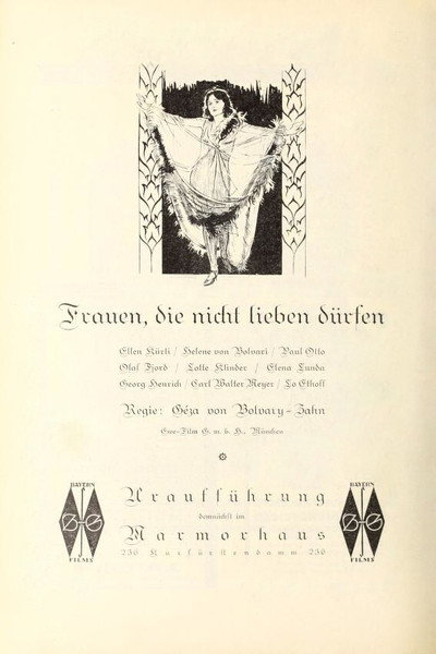 Póster de Frauen, die nicht lieben dürfen