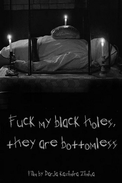 Póster de Fuck my black holes, they are bottomless