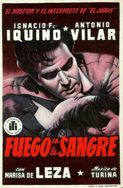 Póster de Fuego en la sangre