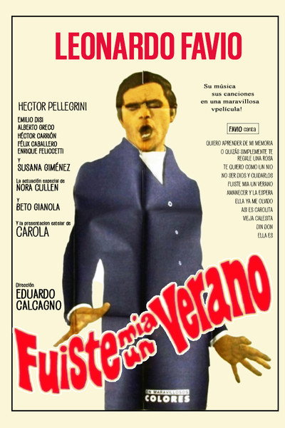 Póster de Fuiste mía un verano