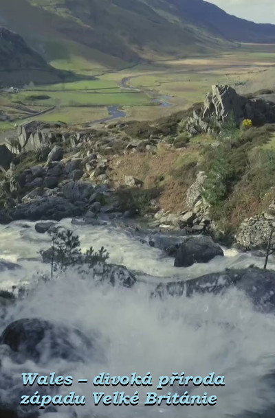 Póster de Gales - el salvaje oeste de Gran Bretaña