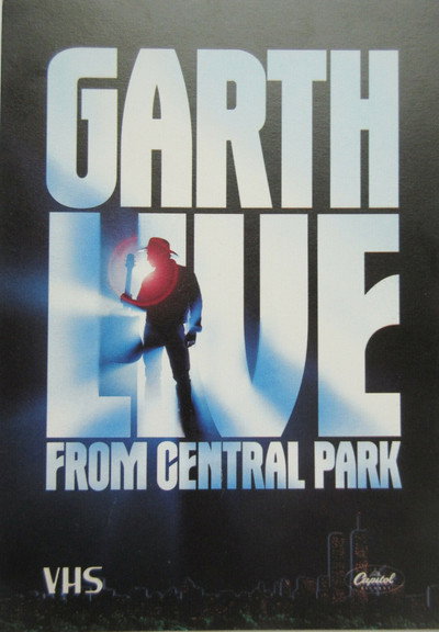 Póster de Garth Live from Central Park