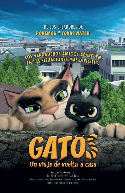 Póster de Gatos. Un viaje de vuelta a casa