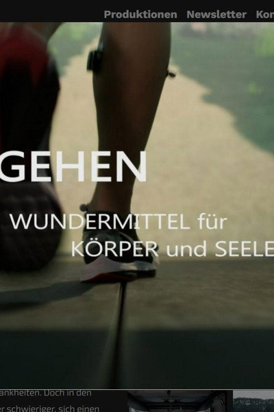 Póster de Gehen: Wundermittel fur Korper und Seele