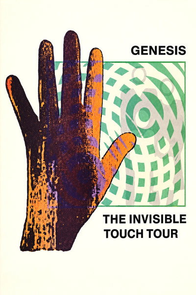 Póster de Genesis: The Invisible Touch Tour