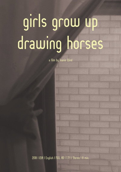 Póster de Girls Grow up Drawing Horses