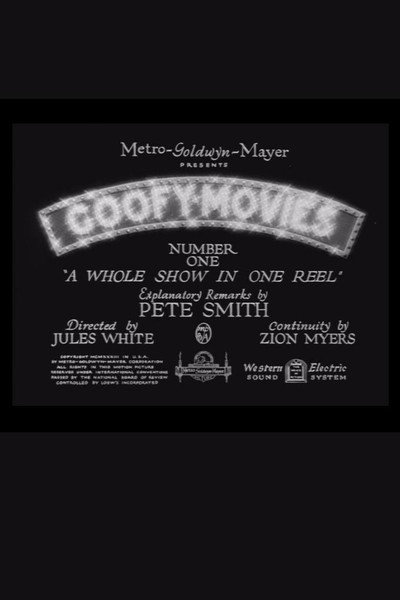Póster de Goofy Movies Number One