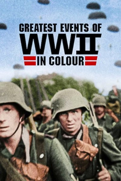 Póster de Grandes acontecimientos de la II Guerra Mundial en color