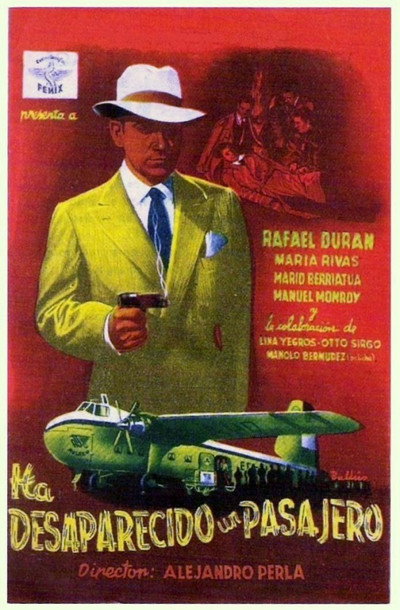 Póster de Ha desaparecido un pasajero