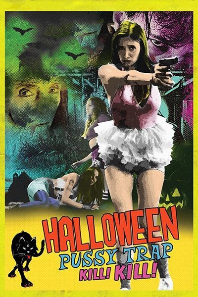 Póster de Halloween Pussy Trap Kill Kill