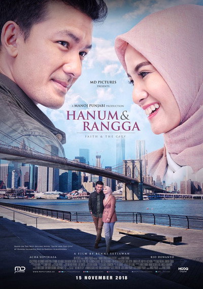 Póster de Hanum &amp; Rangga: Faith &amp; The City