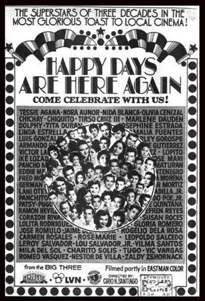 Póster de Happy Days Are Here Again