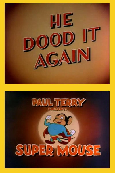 Póster de He Dood It Again