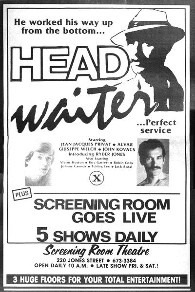 Póster de Head Waiter